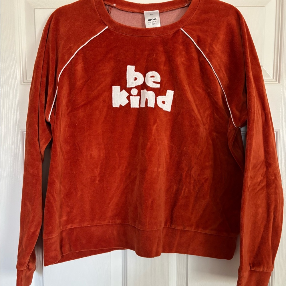 Be Kind Orange Sweatshirt